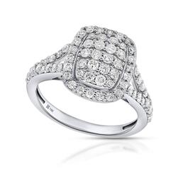 Nova Star&#40;R&#41; 1ctw. Lab Grown Diamond Cushion Shape Ring