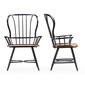Baxton Studio Longford Vintage Set of 2 Dining Arm Chairs - image 4