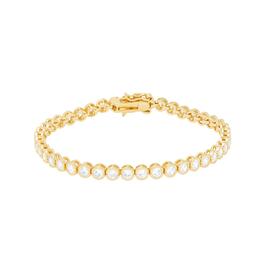 Gold Plated Bezel Bracelet