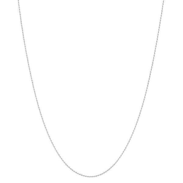 20in. Sterling Silver Rope Chain Necklace - image 