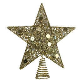 Northlight Seasonal Gold Glittered Star Christmas Tree Topper
