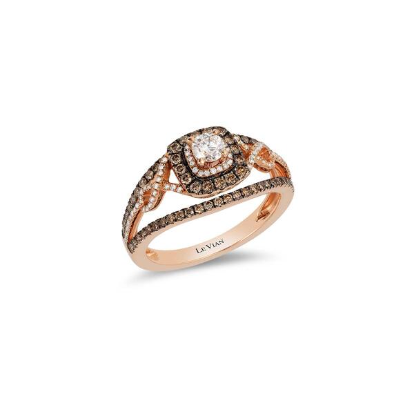 Le Vian Bridal&#40;R&#41; Vanilla Diamonds&#40;R&#41; & Chocolate Diamonds&#40;R&#41; Ring - image 