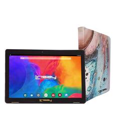 Linsay 10in. Android 12 Tablet with Space Marble Leather Case