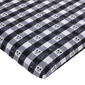 Disney Mickey Mouse Plaid Mini Fitted Crib Sheet - image 1