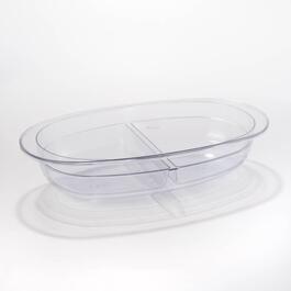 Chillers 2 Section Serving Tray W/ Lid