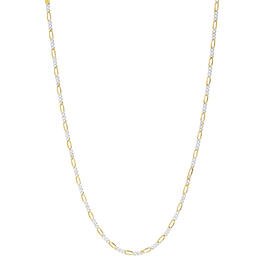 Gold Classics(tm) Gold Over Sterling Silver Figaro Chain Necklace
