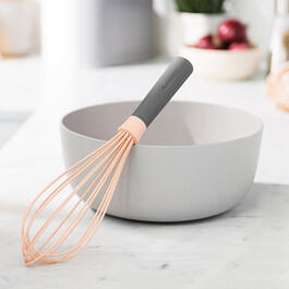 BergHOFF Leo Pink and Grey Silicone Whisk