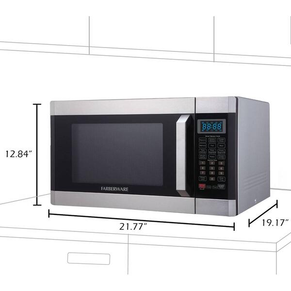 Farberware&#174; 1.6 Cu. Ft. 1100- Watt Microwave with Smart Sensor