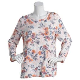 Womens Hasting & Smith Floral Drop Shoulder Tee
