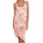 Juniors Almost Famous&#8482; Floral Clay Asymmetrical Midi Dress - image 3