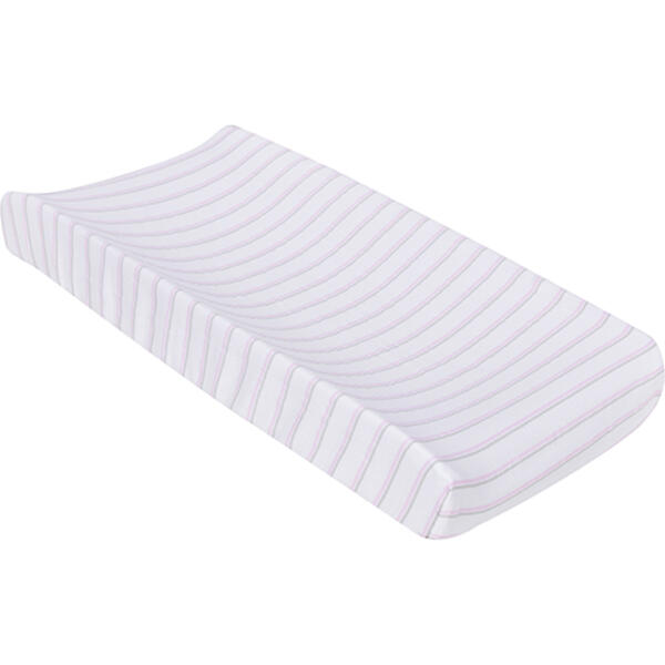 MiracleWare&#40;R&#41; Changing Pad Cover - Pink/Grey Stripes - image 