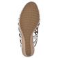Womens White Mountain Flaming Cork Wedge Sandals - image 5