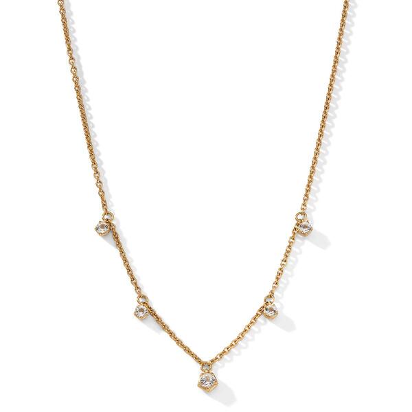 Ava Nadri 18kt. Gold Plated Brass Shaky Charms Necklace - image 