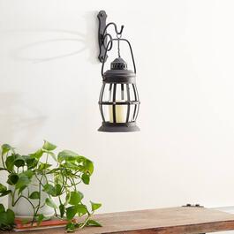 9th &amp; Pike® Brown Iron Rustic Candle Wall Sconce - 19x7