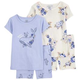 Baby Girl &#40;12-24M&#41; Carter''s&#40;R&#41; 4pc. Floral Whale Sleep Set