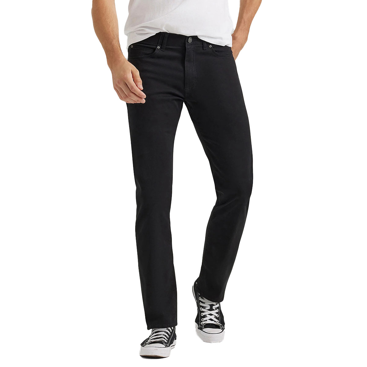 Open Video Modal for Mens Lee&#40;R&#41; Extreme Motion Slim Fit Jeans - Black