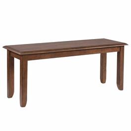 Besthom Simply Brook Amish Brown Dining Bench
