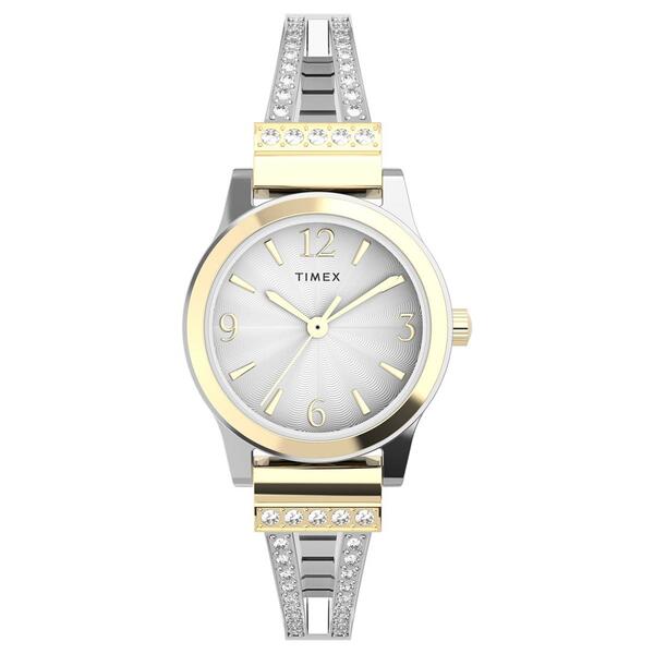 Womens Timex&#40;R&#41; Main Street Two-Tone Crystal Watch - TW2W18800JT - image 