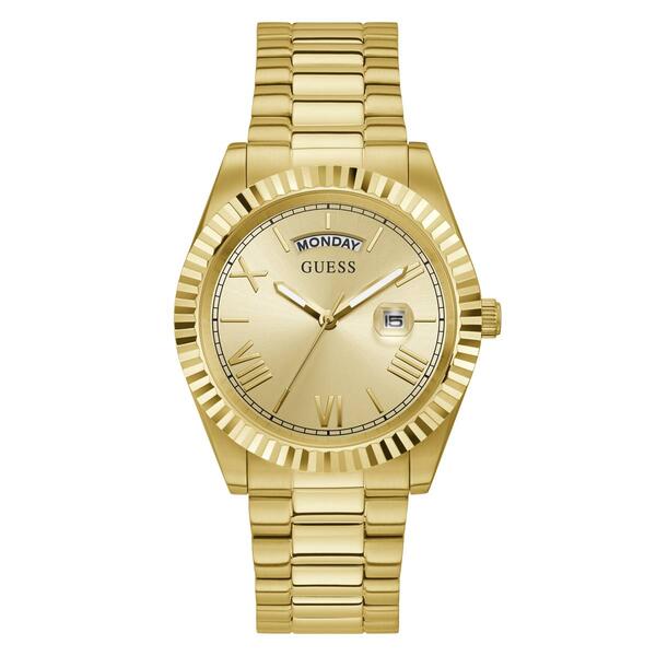 Mens Guess Gold Tone Stainless Steel Watch - GW0265G2 - image 