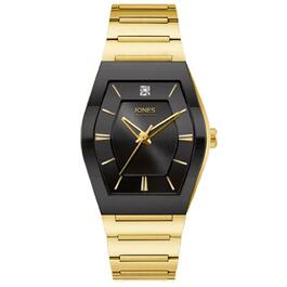 Mens Jones New York Gold-Tone Bracelet Watch - 50479G-42-G27