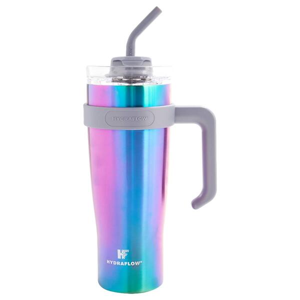 Triple Wall 40oz. Stainless Steel Tumbler with Straw - Aura - image 