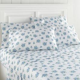 Shavel Home Products Seersucker Sheet Set - Forget Me Not