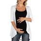 Womens 24/7 Comfort Apparel Elbow Sleeve Maternity Cardigan - image 8
