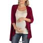Womens 24/7 Comfort Apparel Elbow Sleeve Maternity Cardigan - image 9