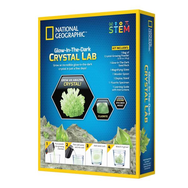 National Geographic&#8482; Glow-In-Dark Crystal Grow Lab