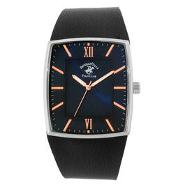 Mens Beverly Hill Polo Club Blue Sunray Dial Watch - 54586