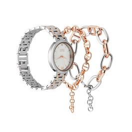Womens Jones New York Watch & Bracelet Set - A1072S-42-B35