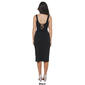 Juniors Almost Famous&#8482; Fitted Lace Back Notch Slit Midi Dress - image 2
