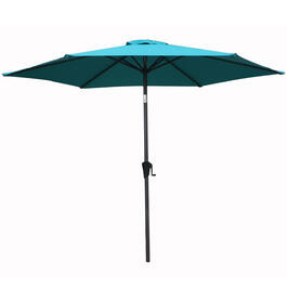 7.5ft. Heavy Duty Polyester Tilt Umbrella w/ Air Vent - Turquoise
