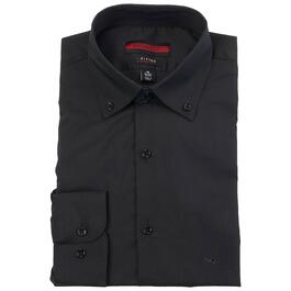 Mens Architect&#40;R&#41; Fitted Button Down Dress Shirt - Black