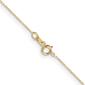 Unisex Gold Classics&#8482; .6mm. Solid Diamond Cut 14in. Necklace - image 3