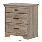 South Shore Versa Nightstand with Charging Station &amp; Drawers - image 8