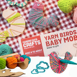 Chalk N Chuckles Yarn Birds Baby Mobile
