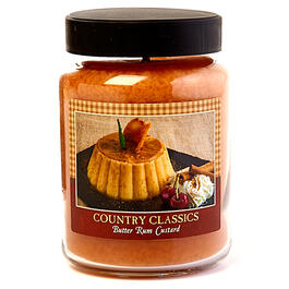 Country Classics Butter Rum Custard 26oz. Jar Candle