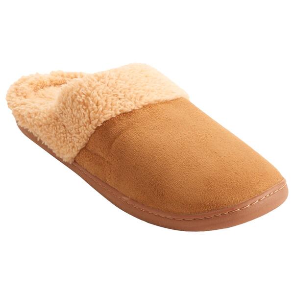 Womens Gold Toe&#40;R&#41; Microsuede Clog Slippers - image 