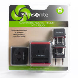 Samsonite Converter/Adapter Plug Kit with Pouch
