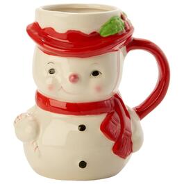 Home Essentials 17oz. Vintage Snowman Mug