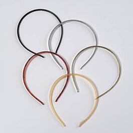 Capelli New York 5pk. Thin Plastic Headbands