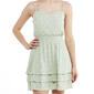 Juniors Emerald Sundae Flora Jersey A-Line Dress - image 3