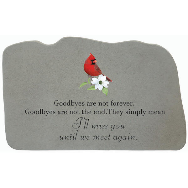 Kay Berry Goodbyes With Cardinal Memory Stone - image 