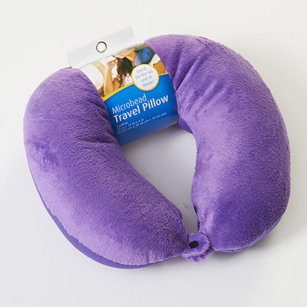 Cloudz Microbead Travel Pillow - Purple - image 