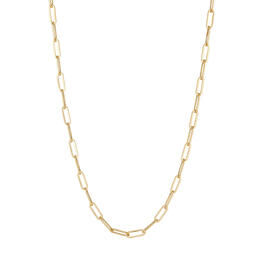 Gold Classics(tm) Yellow Gold Paperclip Chain Necklace