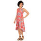 Womens Ruby Rd. Picnic Party Sleeveless Leaf High/Low Hem Dress - image 3