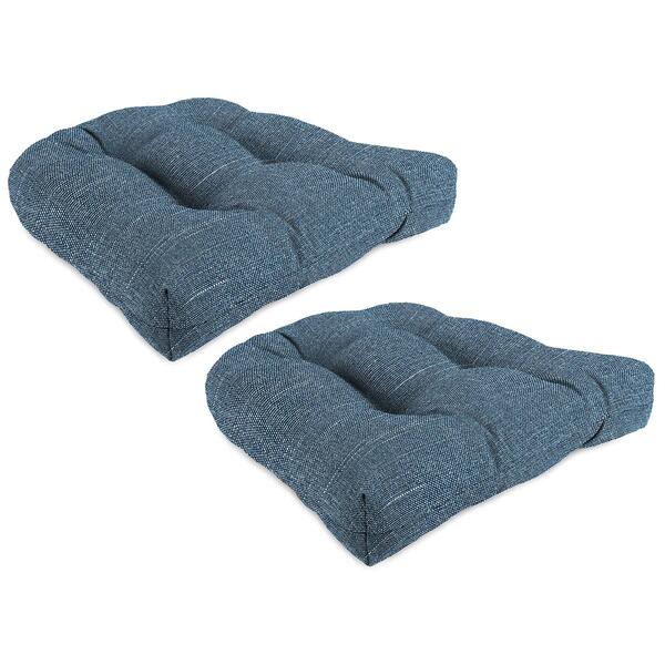 Jordan Manufacturing 2pc. 19in. Tory Wicker Chair Cushions - image 
