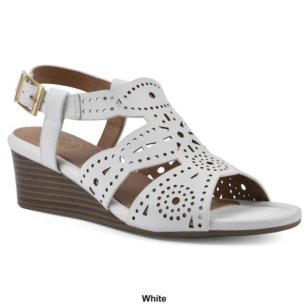 Womens Cliffs by White Mountain Brush Up Wedge Sandal
