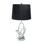 Elegant Designs Mod Art Polished Chrome Table Lamp w/Black Shade - image 4